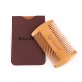 Fashion Anti Static Wooden Beard  Wood Pocket Comb - tashnbeard