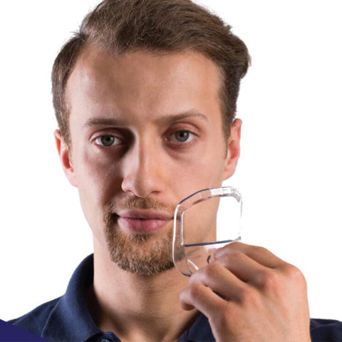 Men's Beard Styling Template Stencil Beard Comb - tashnbeard